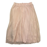 Liu Jo Solid Color Pleated Skirt With Elastic Waist Pink For Girls