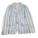 Emperor Naples Jacket Striped Pattern White/Blue For Children