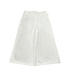 Magil Pantalone Tinta Unita Modello A Palazzo per Bambina HN25037 BIANCO MAGIL 