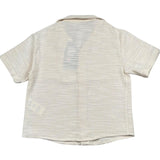 Paolo Pecora Camicia Mezza Manica Tinta Unita per Bambino PP4379 SABBIA PAOLO PECORA 