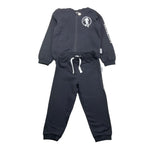 BiKKEMBERGS completo 2pz felpa-pantalone tinta unita Nero per Neonato BK2973 NERO BiKKEMBERGS 