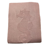 Chicco Plain Blanket With Pink Embroidery For Newborn