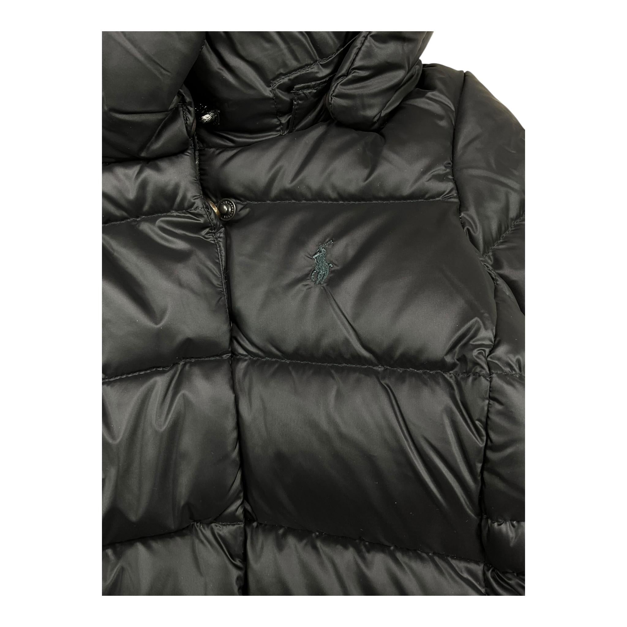 RALPH LAUREN giubbino tinta unita con zip e cappuccio Nero per Neonata 312940329001N NERO RALPH LAUREN 