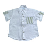 Manuel & Frank Camicia Mezza Manica con Taschino per Neonato MF3178I BIANCO MANUEL & FRANK 