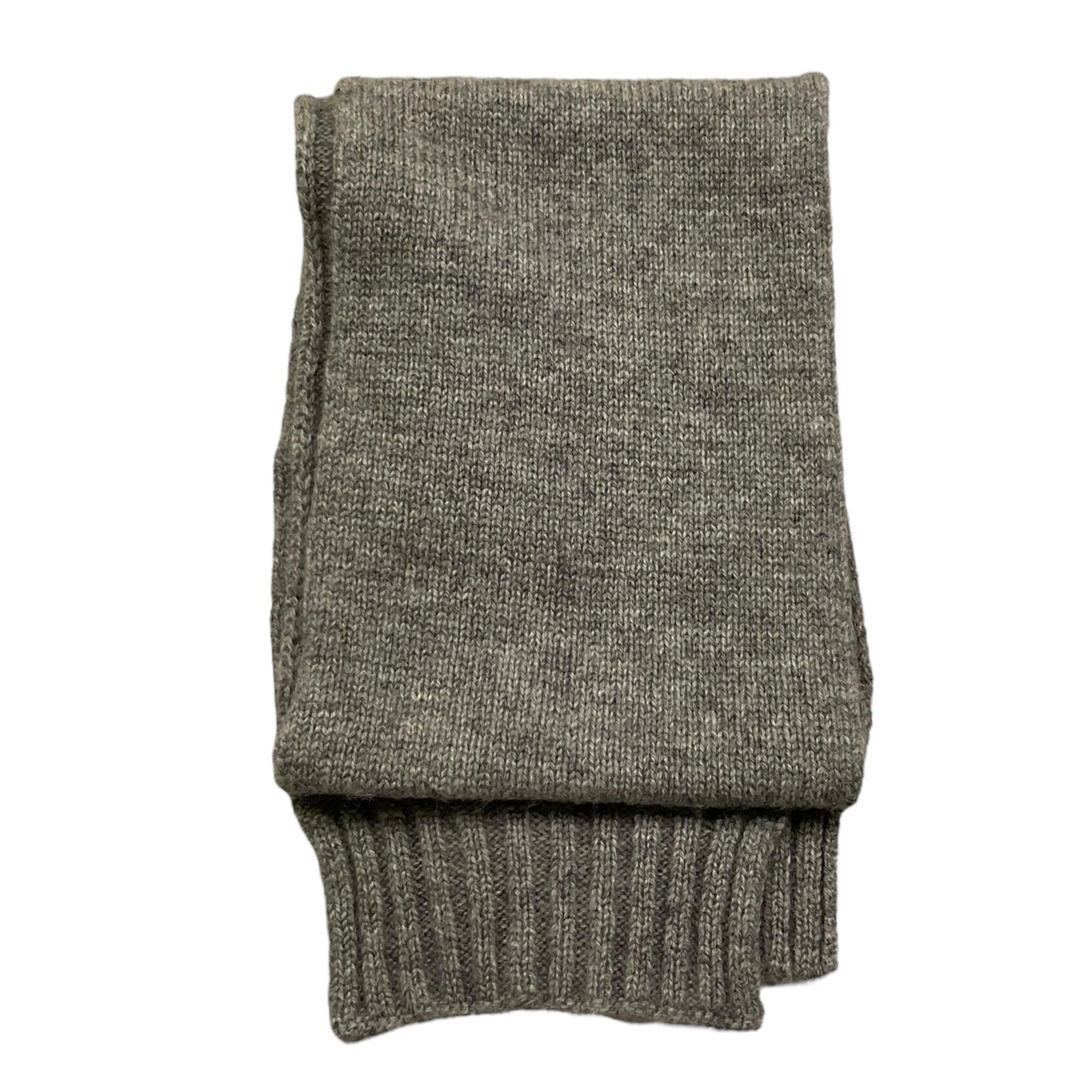 DOLCE & GABBANA sciarpa tinta unita con ricami Grigio per Neonata LNBA45 GRIGIO DOLCE & GABBANA 