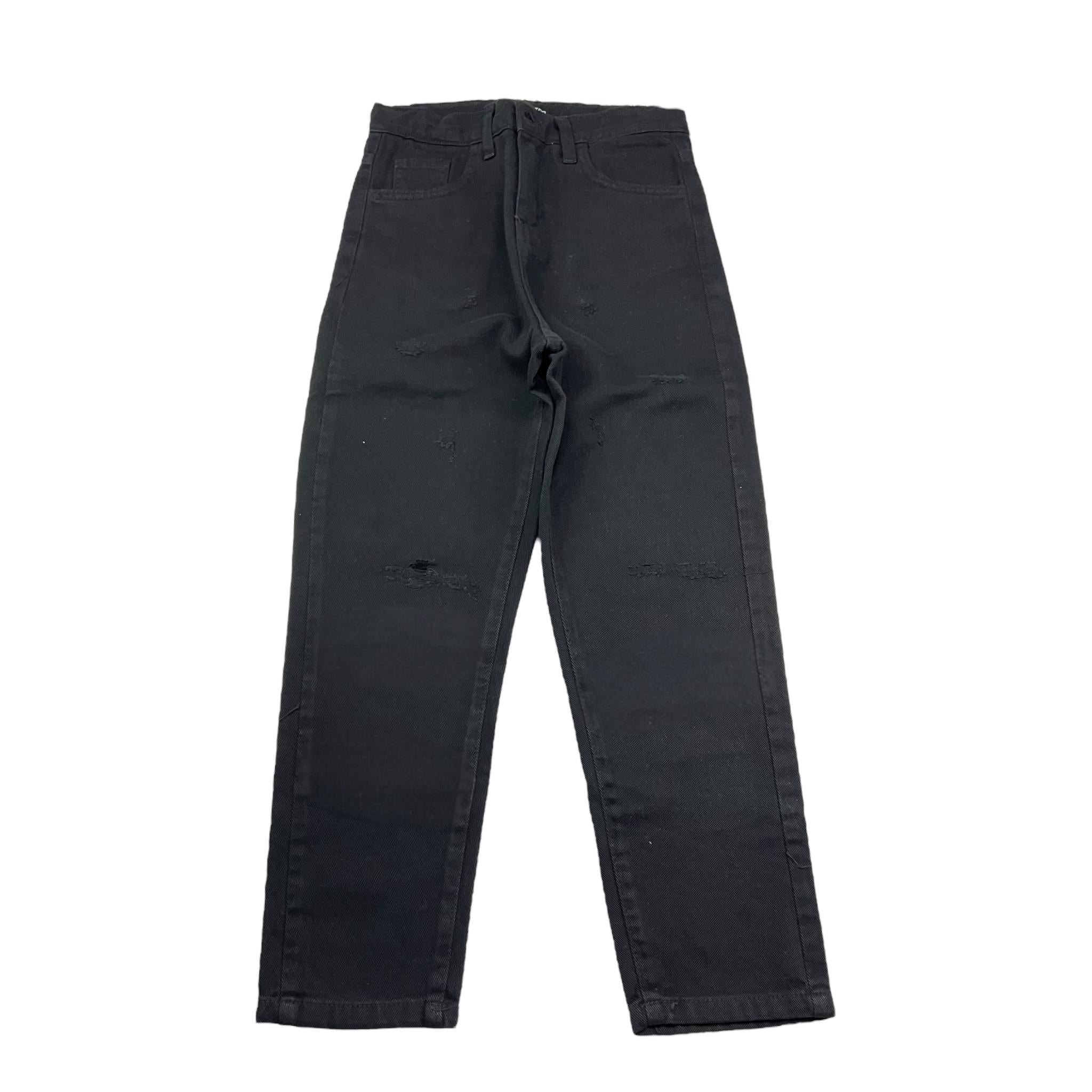 Never Too Jeans Tinta Unita con Girovita Regolabile per Bambino NT1786R NERO NEVER TOO 