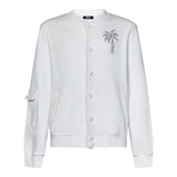 MCU felpa tinta unita con bottoni e brillantini Bianco per Neonata MCUK6004N BIANCO MCU 