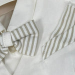 Gastone Completo 4 Pezzi Camicia-Pantalone-Gilet-Papillion per Neonato G000 BIANCO GASTONE 