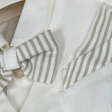 Gastone Completo 4 Pezzi Camicia-Pantalone-Gilet-Papillion per Neonato G000 BIANCO GASTONE 