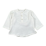 Babyvip Camicia Tinta Unita con Bottoni In Contrasto per Neonato T1345 BIANCO BABYVIP 