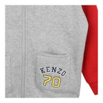 KENZO completo 2pz felpa-pantalone bicolore con stampa Grigio per Bambino K60817 GRIGIO KENZO 