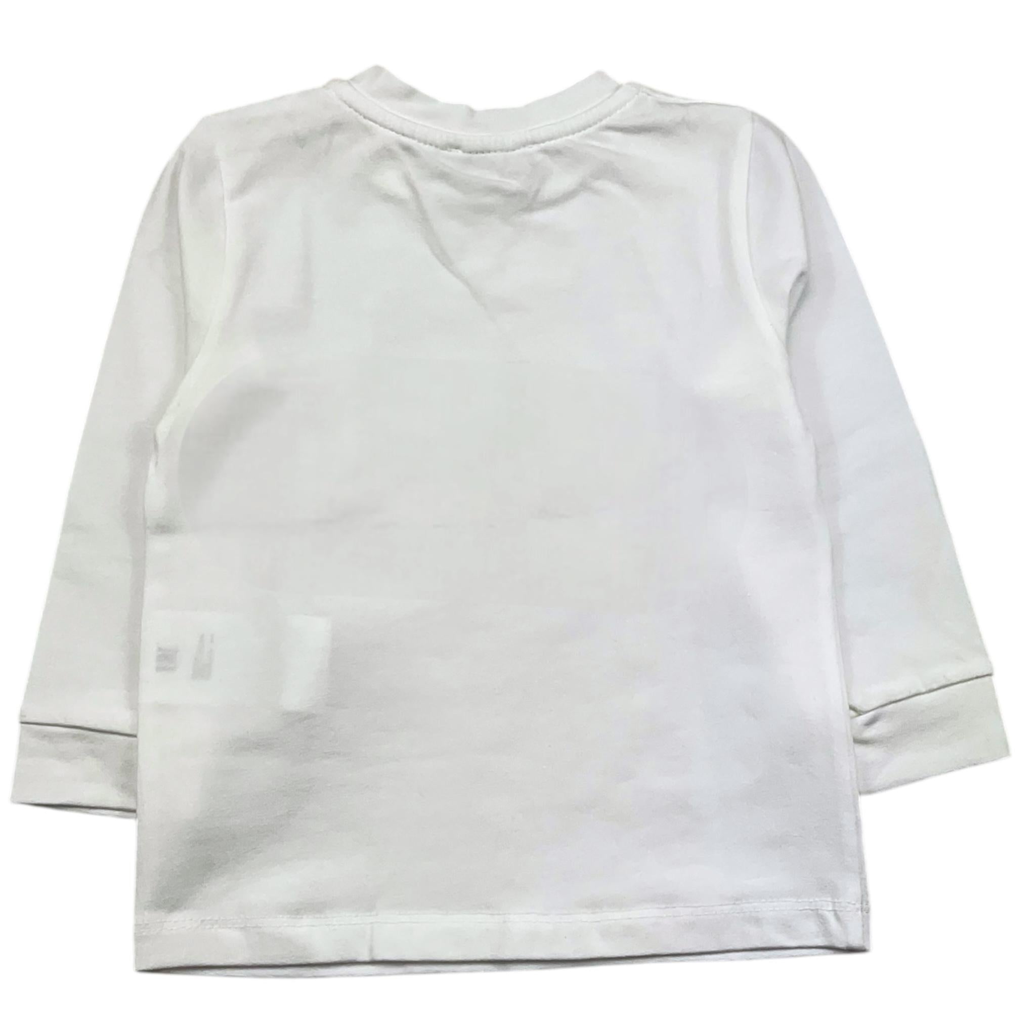 M+E' shirt igrocollo tinta unita con ricamo Panna per Neonato UEM0463 PANNA M+E' 