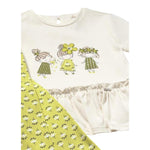 Mayoral Completo 2 Pezzi T-Shirt-Leggins per Neonata 1735 BIANCO/VERDE MAYORAL 