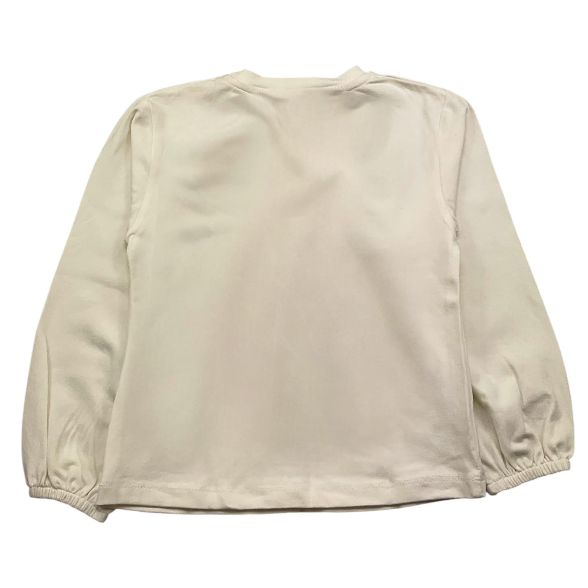 LE BEBE' shirt girocollo tinta unita con stampa orso Panna per Neonata LBG5453N PANNA LE BEBE' 