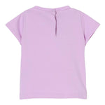 Alice Pi T-Shirt Girocollo Tinta Unita con Logo per Neonata HA5063X LILLA ALICE PI 