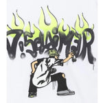 Disclaimer T-Shirt Girocollo Tinta Unita con Stampe per Bambino 25EDK58419X BIANCO DISCLAIMER 
