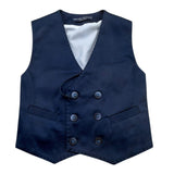 Manuel & Frank Gilet Tinta Unita  per Bambino MF5012BJ BLU MANUEL & FRANK 