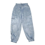 Lu Lu By Miss Grant Pantalone Tinta Unita con Elastico In Vita per Bambina LL3527 AZZURRO LU LU BY MISS GRANT 