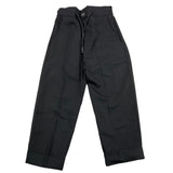 Numbers Solid Color Pants With Elastic Waist Black For Boys