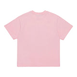 Max Mara T-Shirt Girocollo Tinta Unita con Stampa per Bambina MX0005 ROSA MAX MARA 