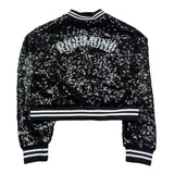 John Richmond Giubbino Tinta Unita Paillettato per Bambina RGP26047GB NERO JOHN RICHMOND 
