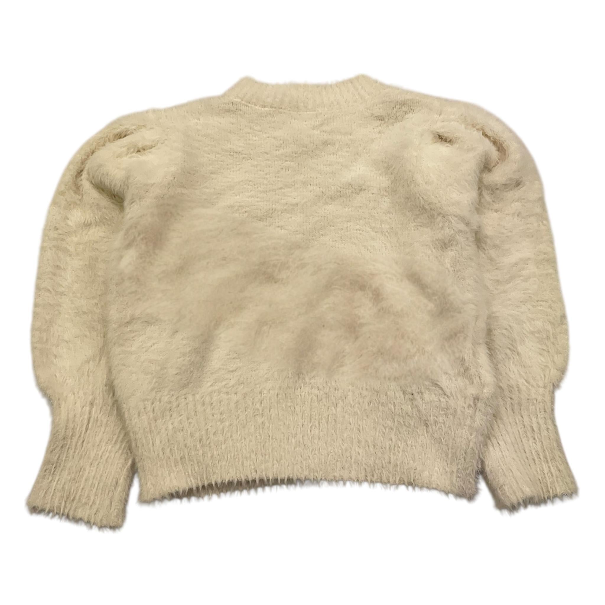 ABEL & LULA maglia girocollo tinta unita Panna per Bambina 5822 PANNA ABEL & LULA 