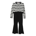 LIU JO completo 2 pezzi maglia-pantalone modello zampa Bianco/nero per Bambina GF413555 BIANCO/NERO LIU JO 