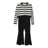 LIU JO completo 2 pezzi maglia-pantalone modello zampa Bianco/nero per Bambina GF413555 BIANCO/NERO LIU JO 
