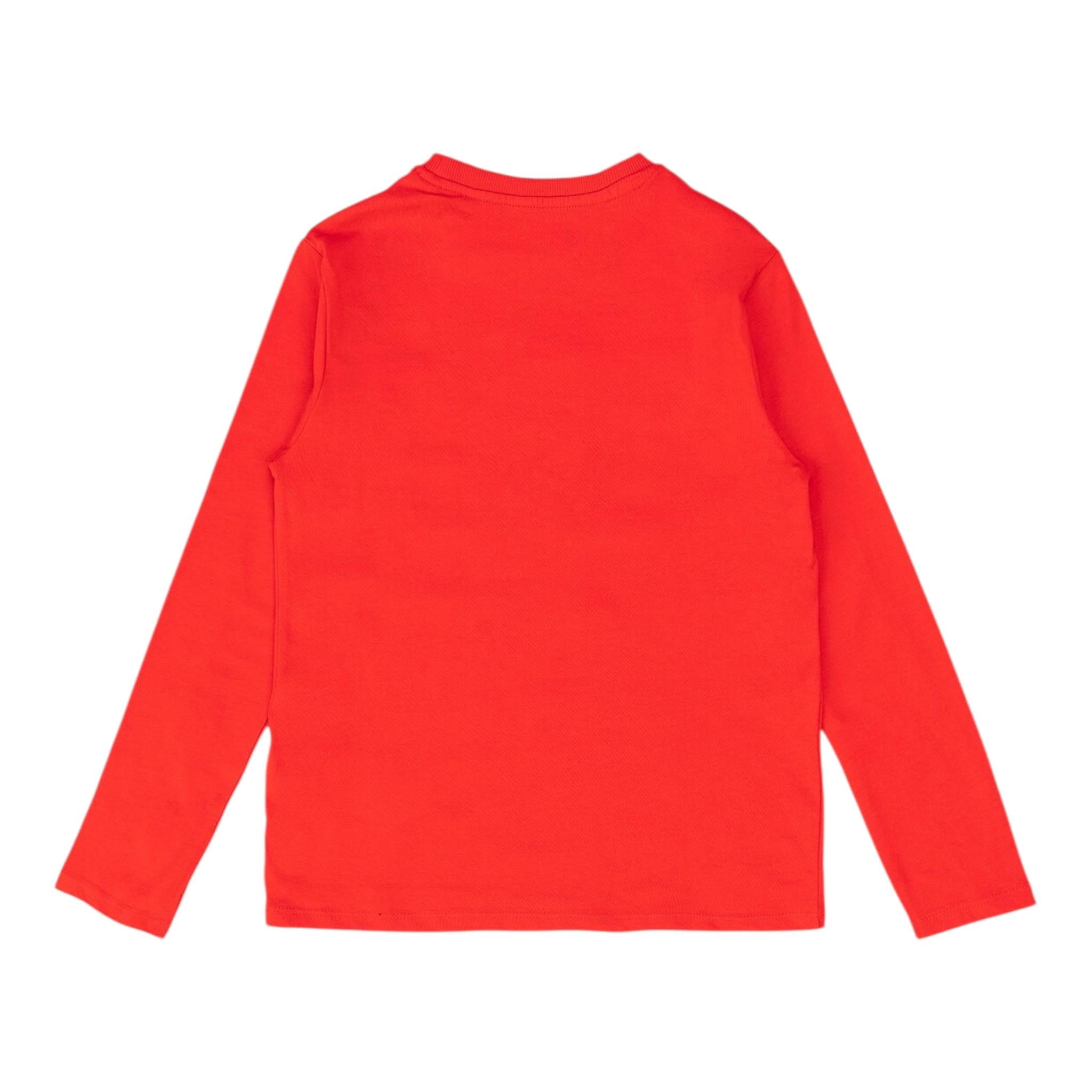 GUESS shirt girocollo tinta unita ocn logo Rosso per Neonato N4YI36K8HM4 ROSSO GUESS 