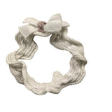 Marlu' Solid Color Headband With White Bow For Newborn