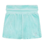 Juicy Couture Short Tinta Unita In Velluto per Bambina JBX6502X AZZURRO JUICY COUTURE 