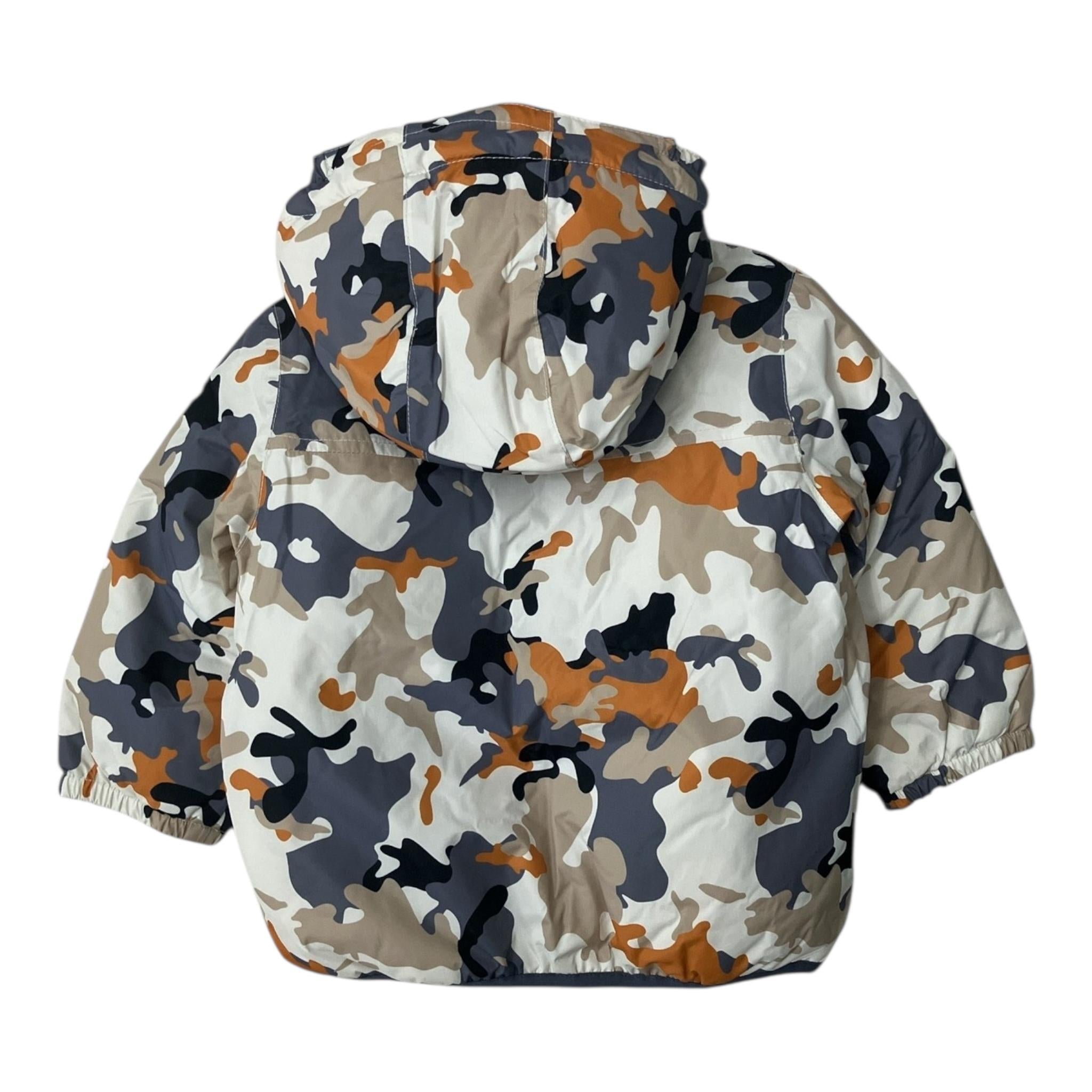 K-WAY giubbino sampa fantasia militare con cappuccio Multicolor per Neonato K6128PWXX MULTICOLOR K-WAY 
