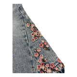 GUESS jeans a zampa tinta unita con fantasia fiori Azzurro per Bambina K4RA0 AZZURRO GUESS 