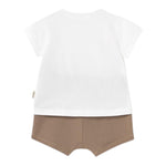 Mayoral Completo 2 Pezzi T-Shirt-Bermuda per Neonato 1206X BIANCO MAYORAL 