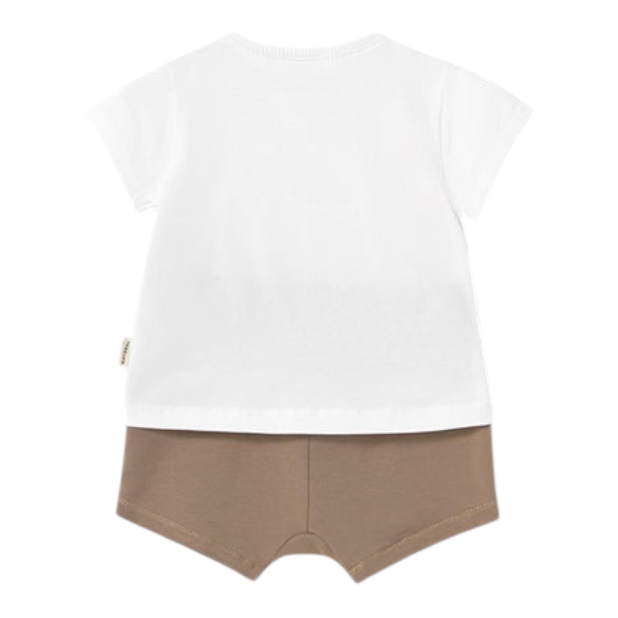 Mayoral Completo 2 Pezzi T-Shirt-Bermuda per Neonato 1206X BIANCO MAYORAL 