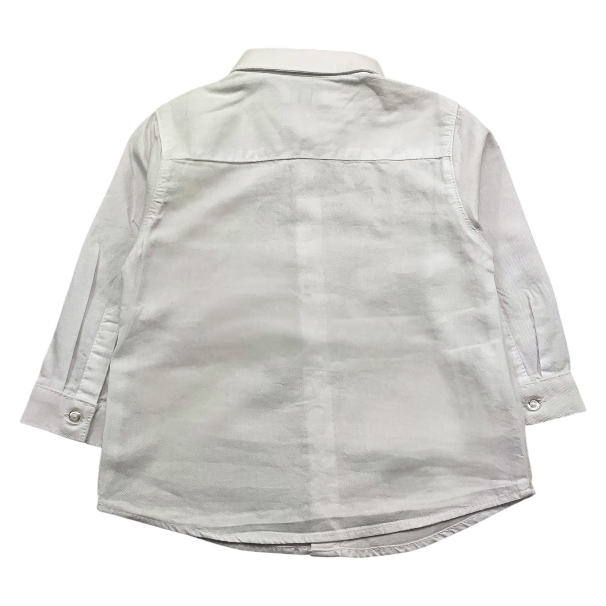 MAYORAL camicia manica lunga tinta unita Bianco per Neonato 12426 BIANCO MAYORAL 