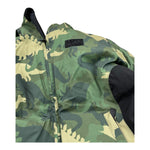 SAINT BARTH giubbino da neve bicolore con fantasia militare Verde per Bambina WLD0001 VERDE SAINT BARTH 