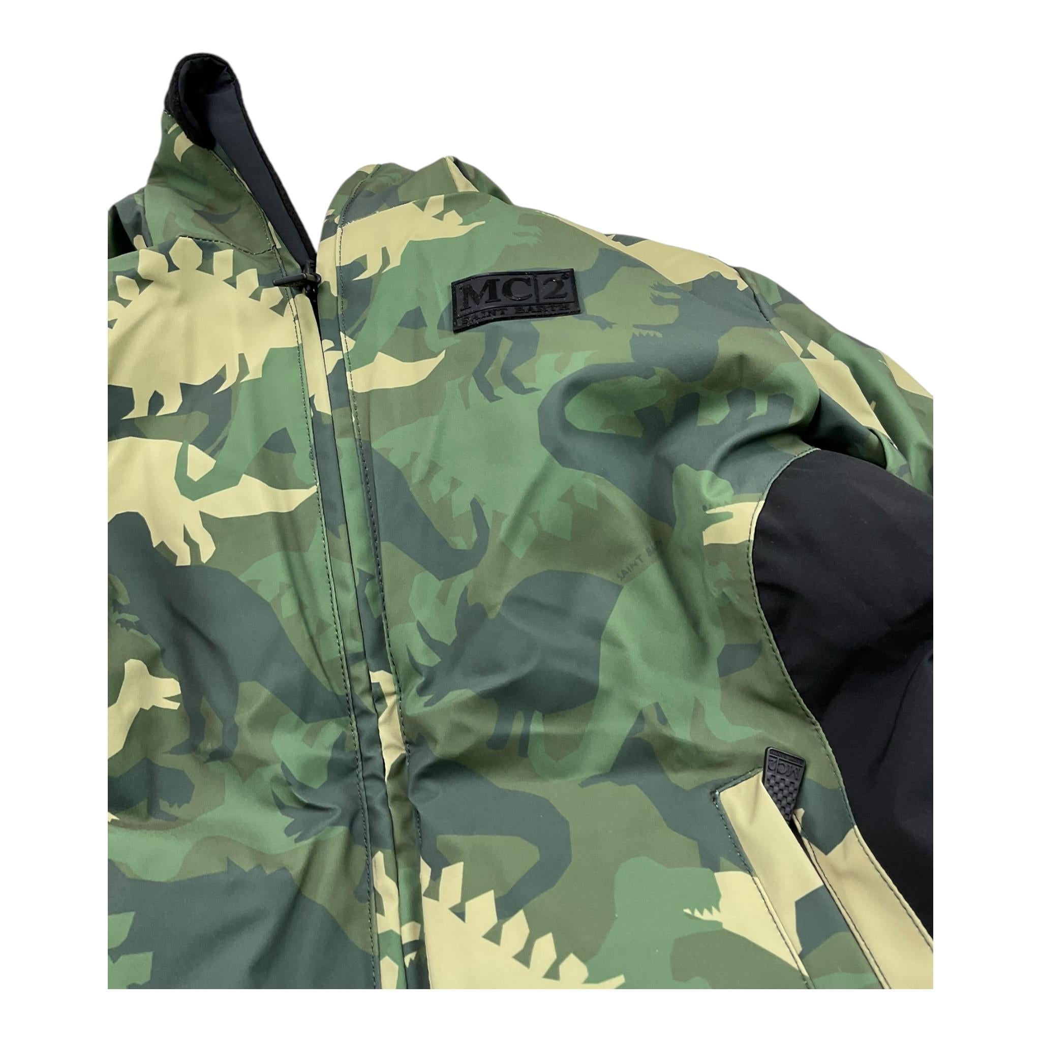 SAINT BARTH giubbino da neve bicolore con fantasia militare Verde per Bambina WLD0001 VERDE SAINT BARTH 