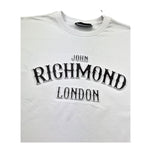 John Richmond T-Shirt Girocollo Tinta Unita con Stampa per Bambina RGP26048TS BIANCO JOHN RICHMOND 