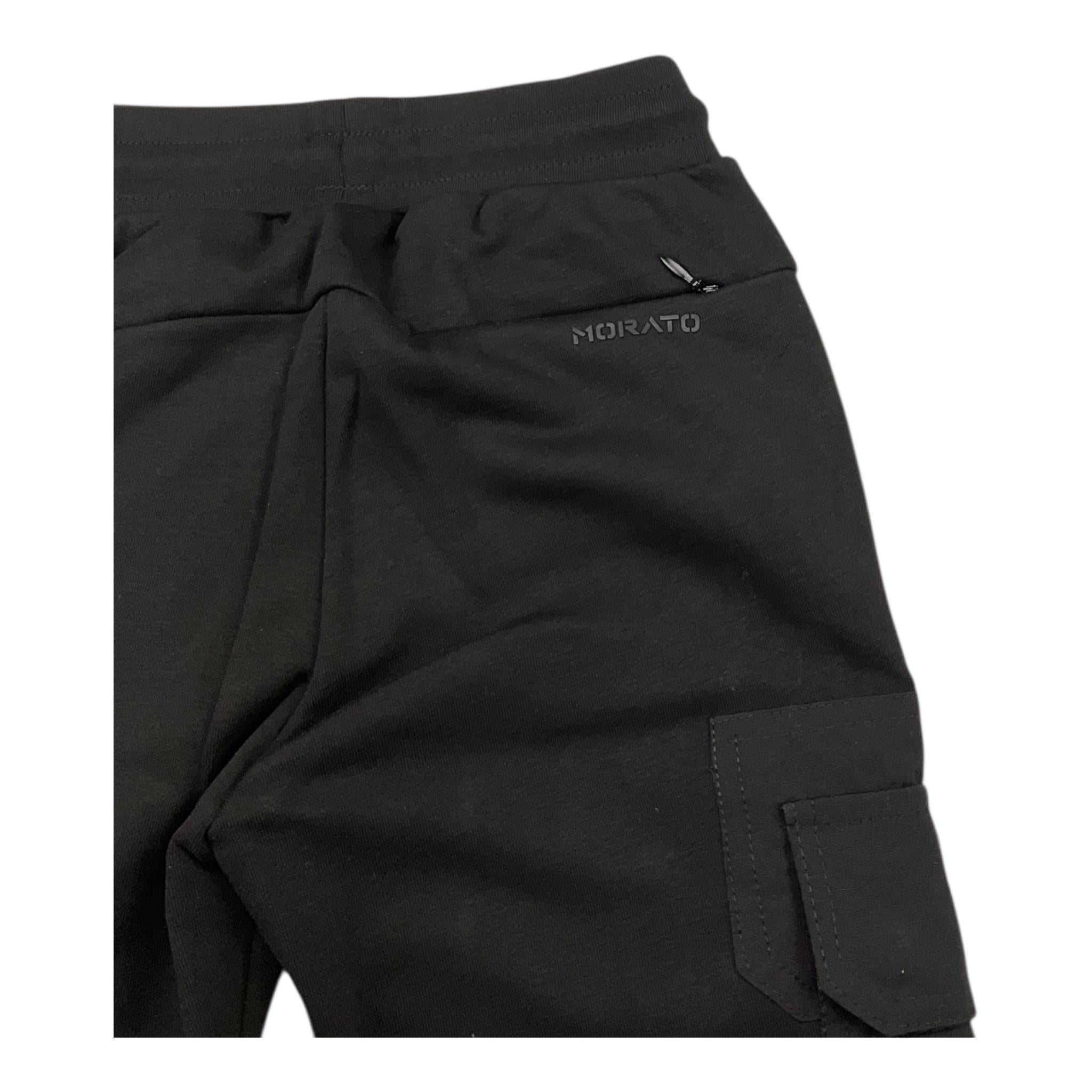 ANTONY MORATO pantalone tinta unita cn elastico in vita Nero per Bambino MKFP00241A NERO ANTONY MORATO 