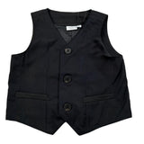 Name.It Gilet tinta unita Nero per Bambino 13132878N NERO NAME.IT 