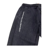 LOSAN pantalone tuta tinta unita con stampa logo Nero per Bambino 51030918002041 NERO LOSAN 