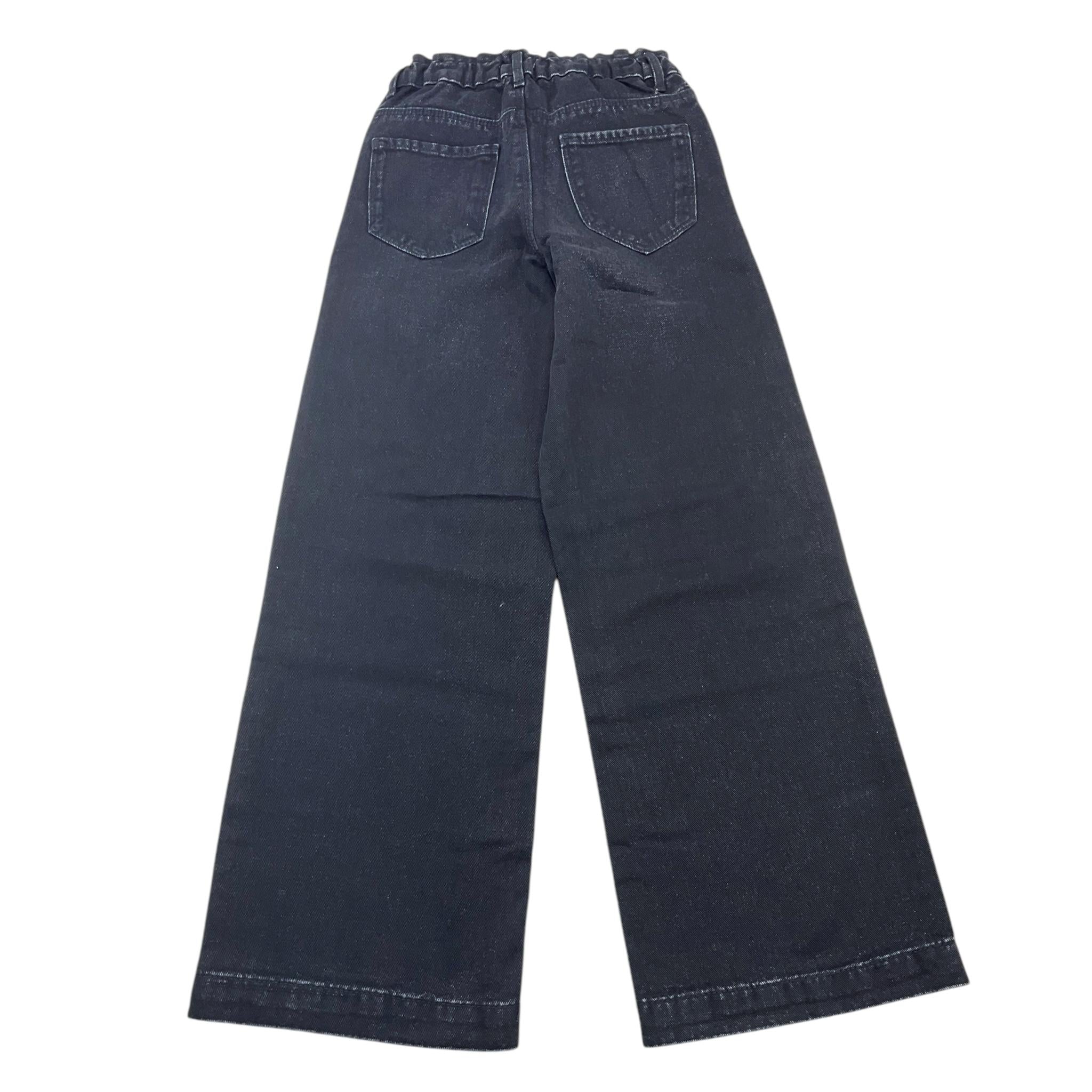 ONLY jeans tinta unita modello palazzo Nero per Bambina 15264770 NERO ONLY 