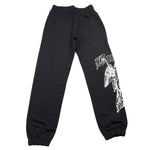 BUTNOT pantalone tuta tinta unita con stampa in contrasto Nero per Bambino B9498 NERO BUTNOT 