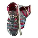 Billieblush Multicolor Glitter Sandals Multicolor For Girls
