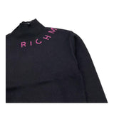 JOHN RICHMOND maglia mezzo collo tinta unita con logo Nero per Bambina RGA25204 NERO JOHN RICHMOND 