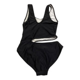 Icon Costume Intero Tinta Unita con Apertura per Bambina CSTM NERO ICON 