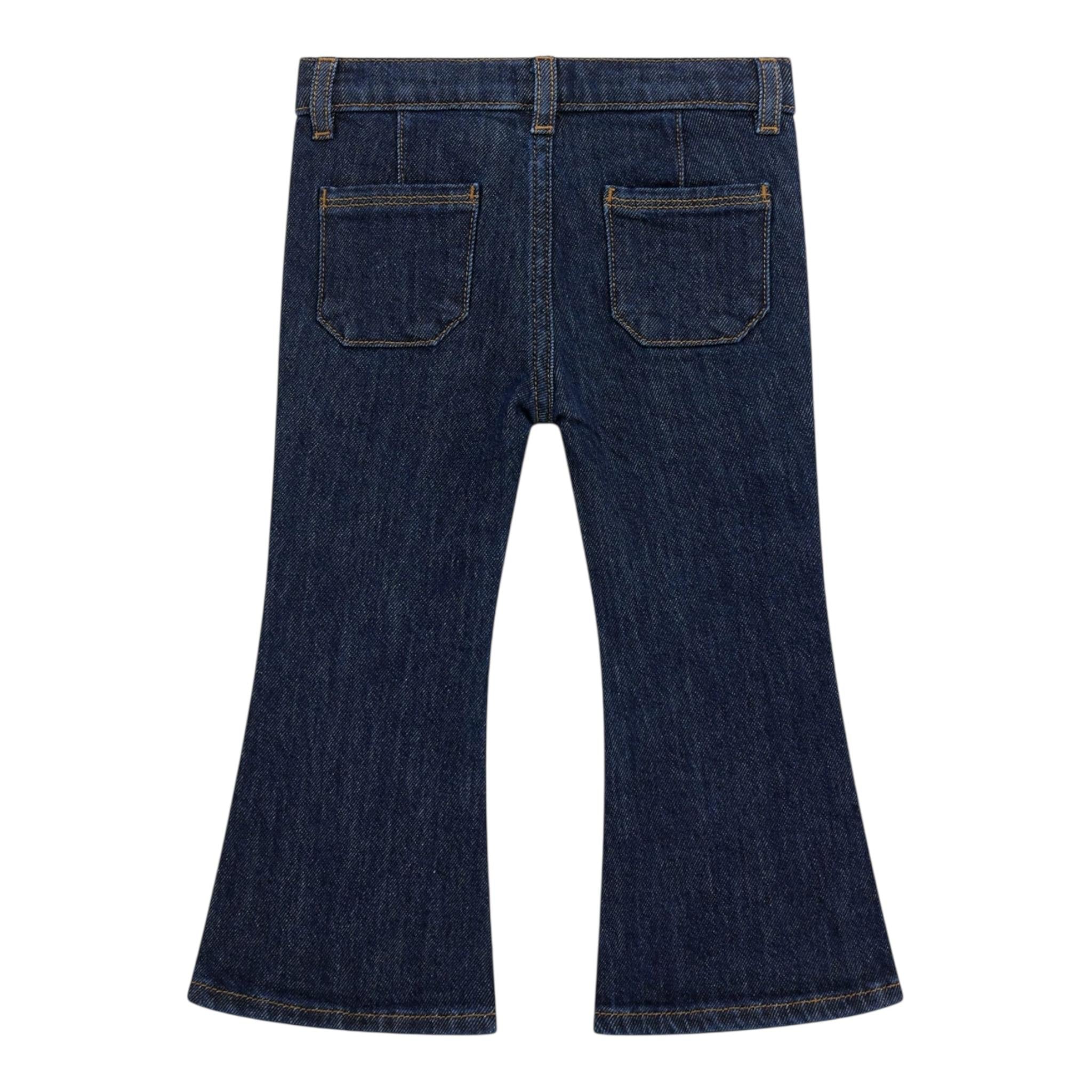 Guess Jeans Tinta Unita con Girovita Regolabile per Bambina K5RA03D4MS0 BLU GUESS 