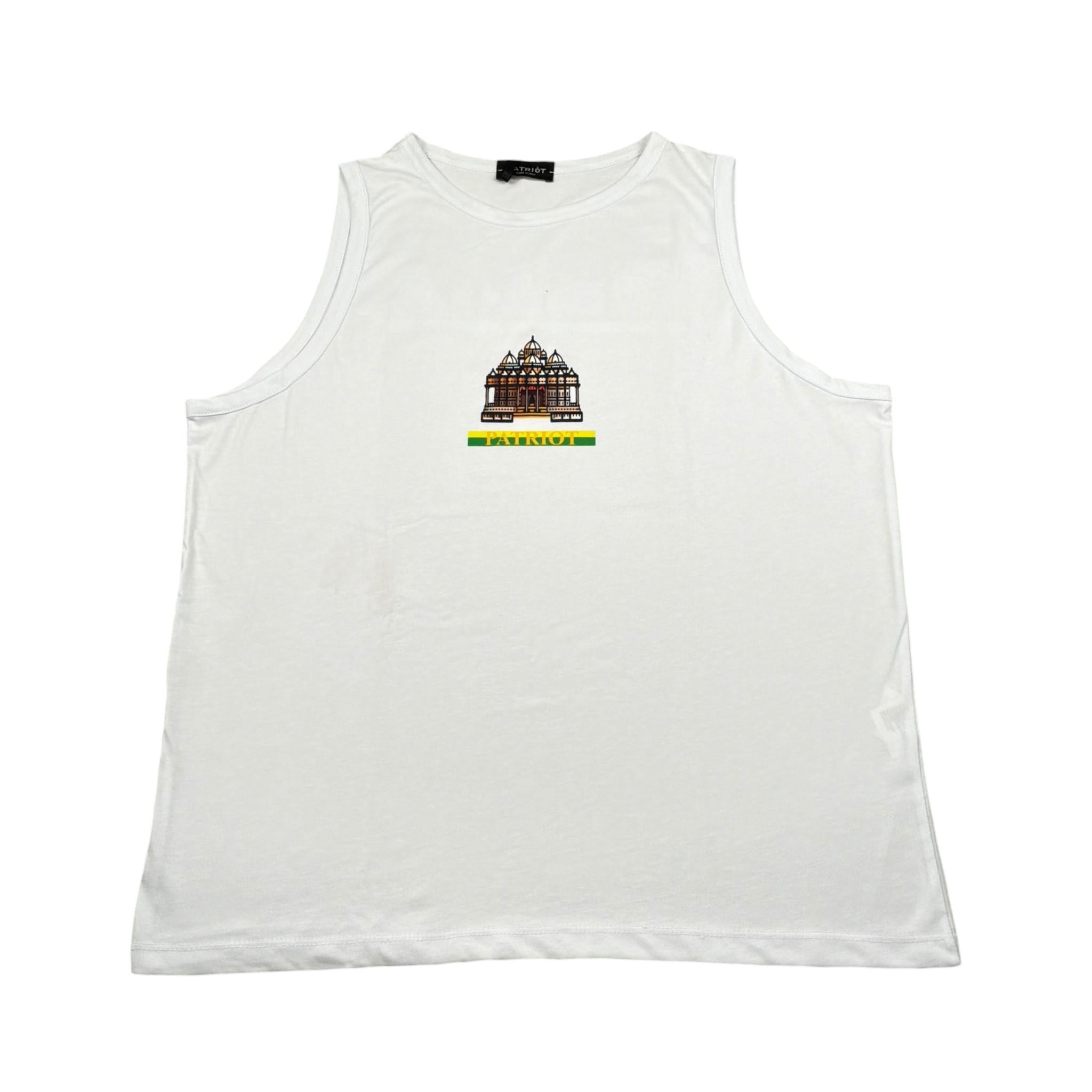 Patriot Canotta Girocollo Tinta Unita per Bambino 00100 BIANCO PATRIOT 