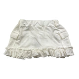 Bamboom+Babies Solid Color Perforated Skirt with White Embroidery for Baby Girl
